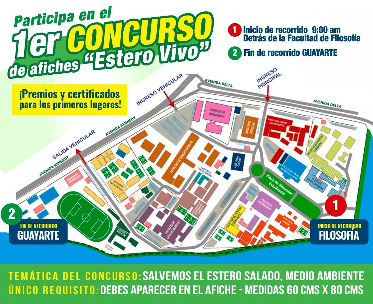 ClubKawsay's tweet photo. Gracias totales a @waterkeeperEC por permitirnos ser parte de esta genial iniciativa #EsteroVivo 
¡Juntos por el cambio! @UdeGuayaquil @WildGyeInitia @uees_ec @istvr_edu_ec @espol @fcvespol 
No lo olvides, te esperamos mañana a las 9 am en la Universidad de Guayaquil 🙌
#6DNow https://t.co/392yUlf1T7