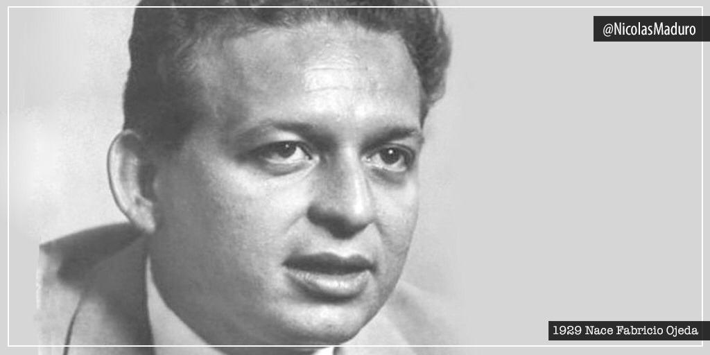 Recordamos el natalicio del Mártir que encarnó el espíritu original del 23 de enero de 1958 y la esperanza de todo un pueblo, Fabricio Ojeda. Su patriotismo y rebeldía, es el punto de encuentro de sus herederos y herederas para seguir en batalla por la independencia de la Patria.