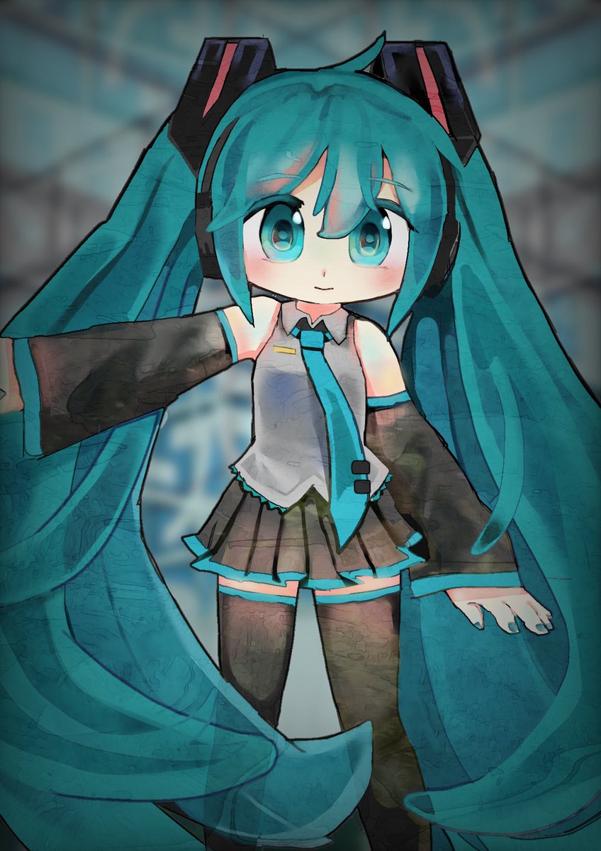 初音ミク 「み… 」|やすらかEXのイラスト