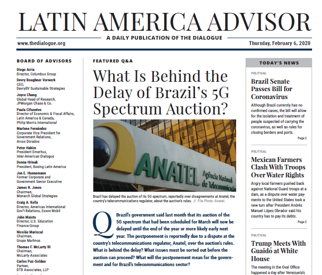 achacong13's tweet photo. What issues must be sorted out before #Brazil's 5G auction can proceed, and what do delays mean for the country's #telecoms sector?
Diogo Moyses Rodrigues, @Jose_F_Otero & Ari Lopes comment #LAAdvisor
https://t.co/bRXhQ5iaLN https://t.co/rheru6oKTI