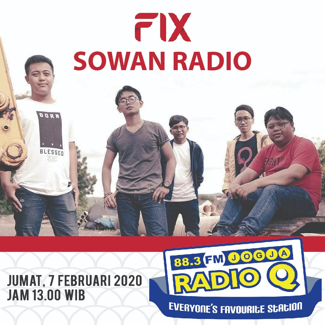 Live interview at @RadioQJogja883  jumat, 7-02-2020 13.00 WIB
