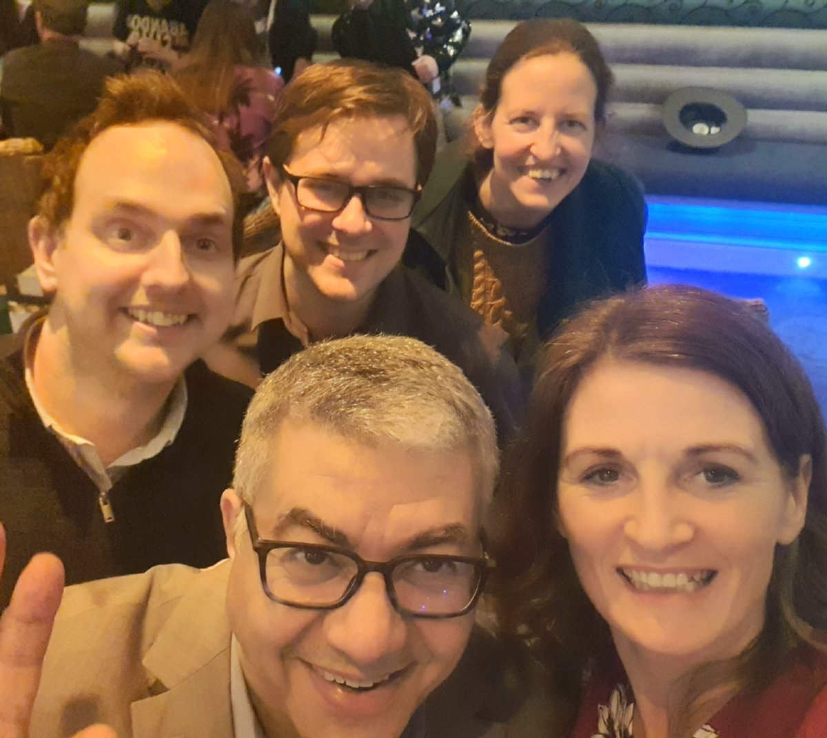 ProfJaneWalsh's tweet photo. Fabulous and productive visit to the @DigitalHealthLU group at @LancasterUni to discuss new technology approaches to #Behaviour change with @SumiHelal @VirtualChrisB https://t.co/cstQ5olqwZ