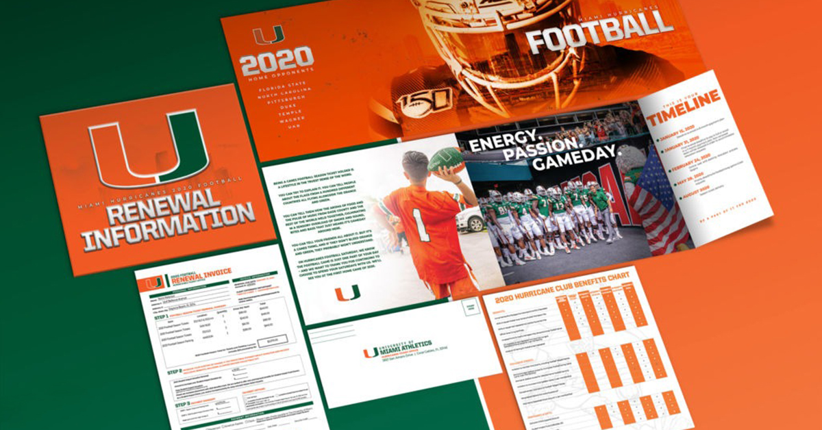 DMEDelivers's tweet photo. The University of Miami was looking for a new and exciting way to provide its football season ticket holders with a renewal package that would generate excitement heading into their 2020 campaign. 
Learn more about this success story here:👉https://t.co/nQ8clQjsWH https://t.co/0xWvdDwVnP