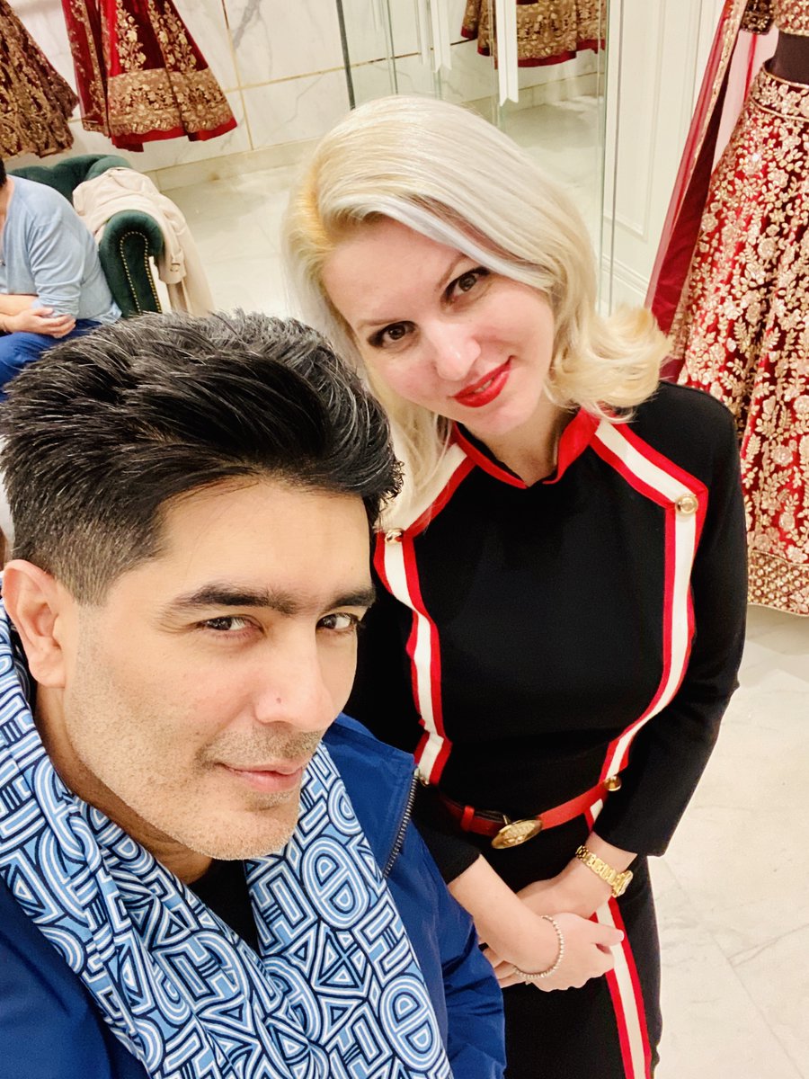 AncaVerma's tweet photo. Top #Bollywood designer #ManishMahlotra with #AncaVerma ~ February 6, 2020 ~ #VermaFamilyDiary #Olialia https://t.co/xwDfeWgQd1