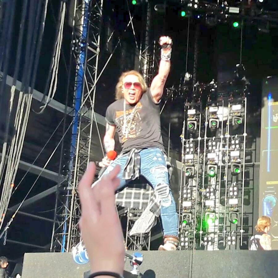 Happy Birthday Axl Rose see you in June 