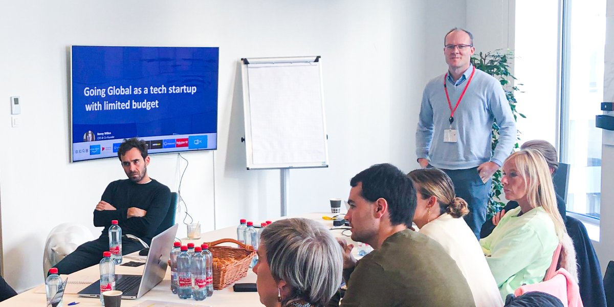 CEO of #Cloudalize <a href="/BennyWillen/">Benny Willen</a> participating at #EYnovation #Bootcamp @EY_Belgium Antwerpen 🇧🇪 on how #Cloudalize expanded into the 🇺🇸. 🙂