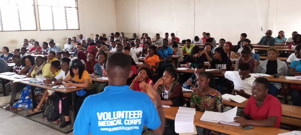 vmccameroon's tweet photo. The VMC's Cancer campaign continues as the Buea Chapter, mindful of the rates of smoking and alcohol abuse, went to classrooms in the University of Buea and reached out  to over 1000 students on Cancer Prevention @vmedcorps @YestInitiative
#IAmAndILead
#237vmcorps
#WorldCancerDay https://t.co/TI2IxiZJIn