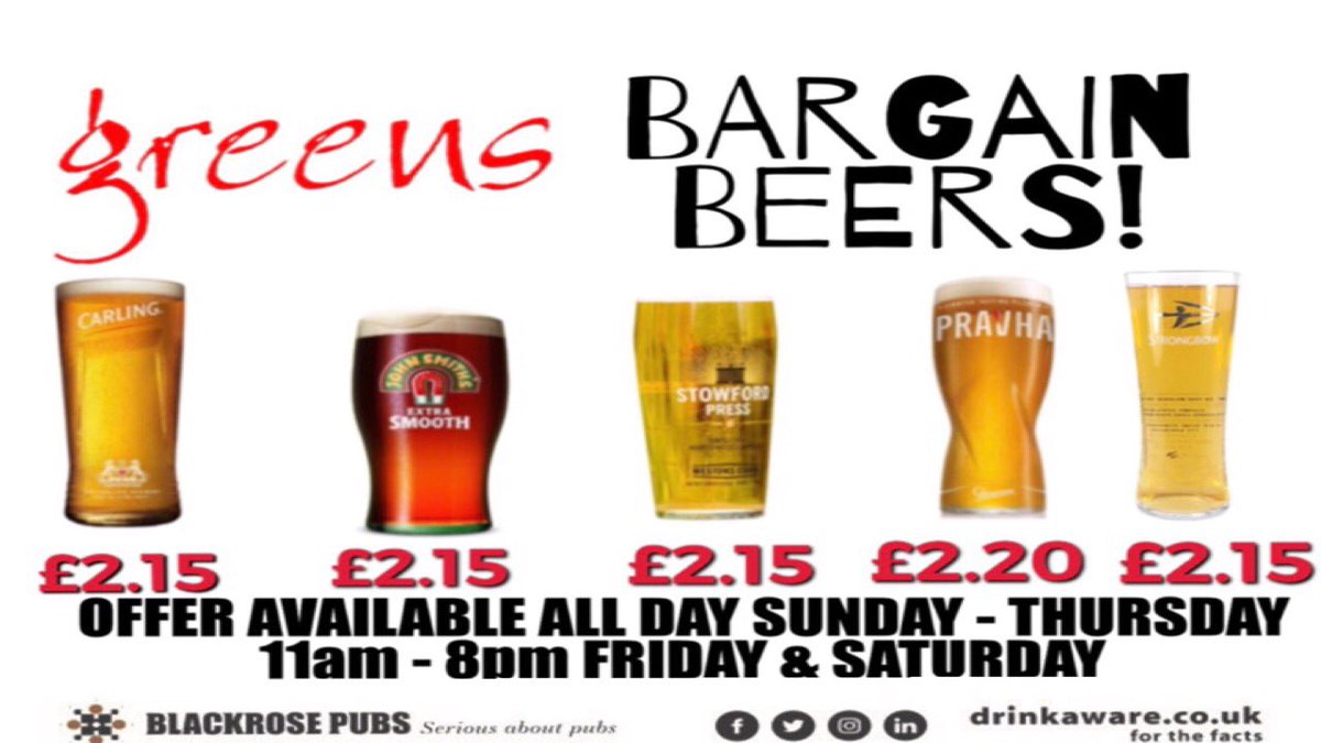 GREENSBAR's tweet photo. 🍺 It’s National Thirsty Thursday Day!..(not really we just made it up)
🍺 the prices are real though so what are you waiting for? https://t.co/rwW9c78bj7