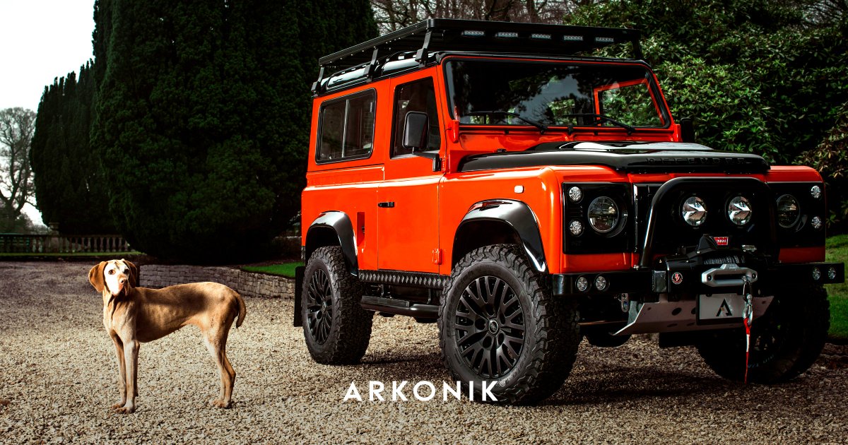 arkonikdefender's tweet photo. We reached new heights back in 2017 with SUMMIT D90. "These vehicles are more than just Defenders. All share the same Arkonik DNA but each one is a masterpiece in its own right." Owner | Oregon #ThrowbackThursday #DefenderDogs๐ถ
#Restored by Us. #Reimagined by You.
#WeAreArkonik https://t.co/KujJ3nlW5r