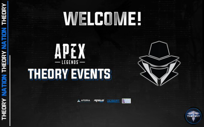TheoryNationGG's tweet photo. We are excited to welcome BlackHat to our first ever Apex Legends #TheoryEvents!
⚔️ @californiasucc
⚔️ @sirrhamilton
⚔️ @killawatts5
⚔️ @randwilliams4
⚔️@Krishentschel91
#TheoryEvents https://t.co/HlXeNZdAfK