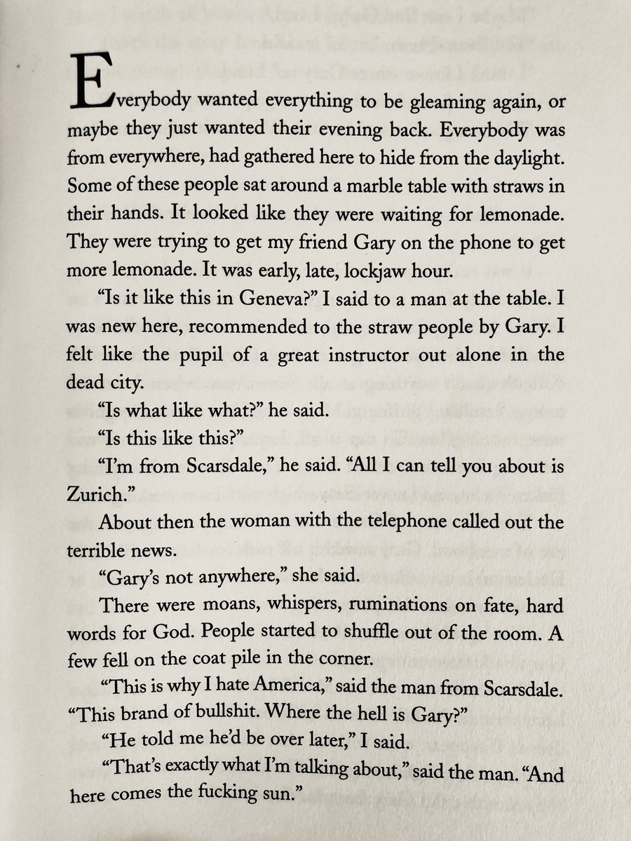 2/6/2020: "I'm Slavering" by Sam Lipsyte, from his collection VENUS DRIVE, published in 2000 by Open City Books, reprinted in a new edition in 2010 by  @picadorbooks.