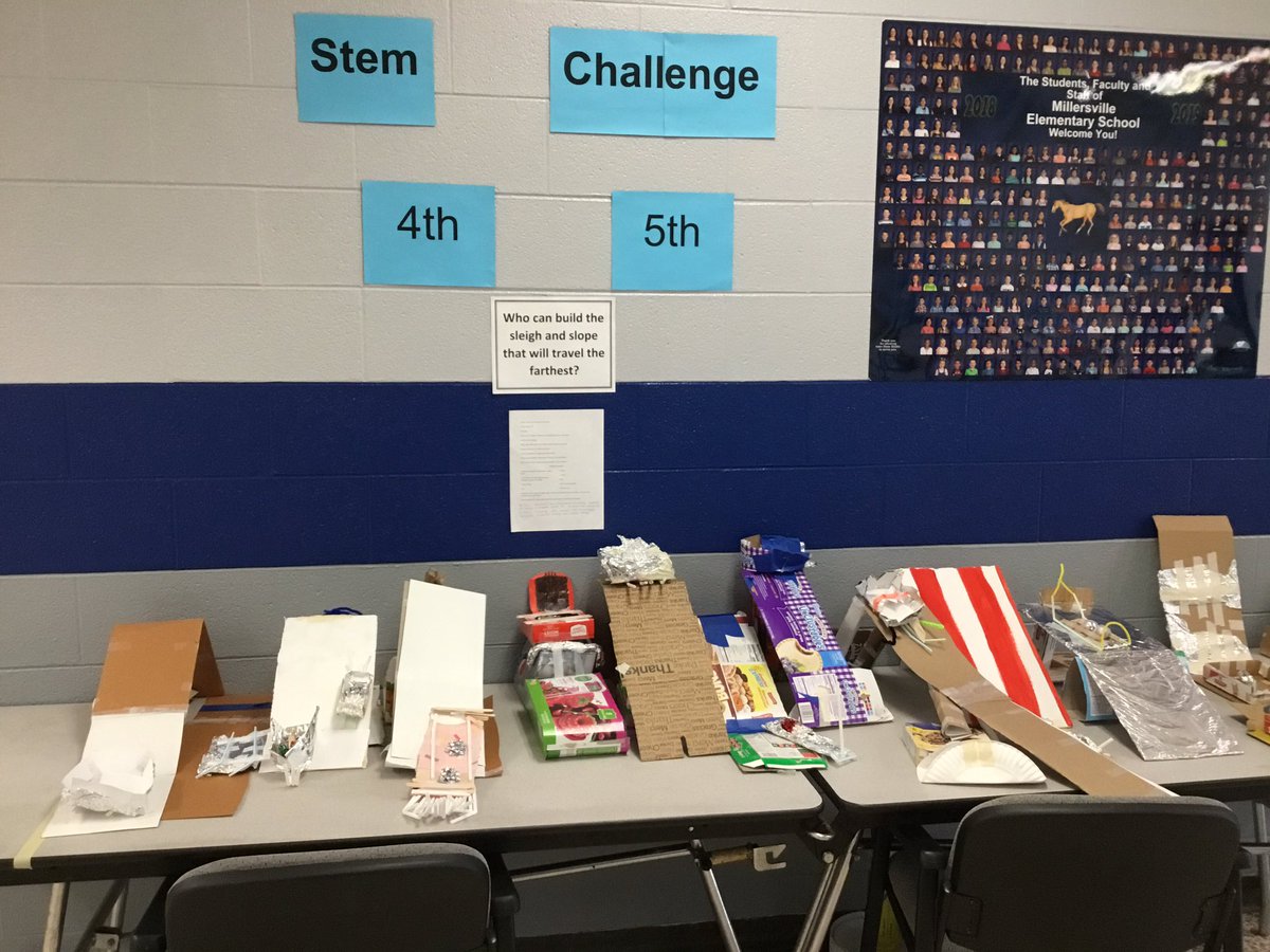Products from our STEM day challenges. <a href="/sumnerstem/">@SumnerSTEM @SumnerSTEAM</a> <a href="/theTSIN/">Tennessee STEM Innovation Network</a> @millersvilleelem