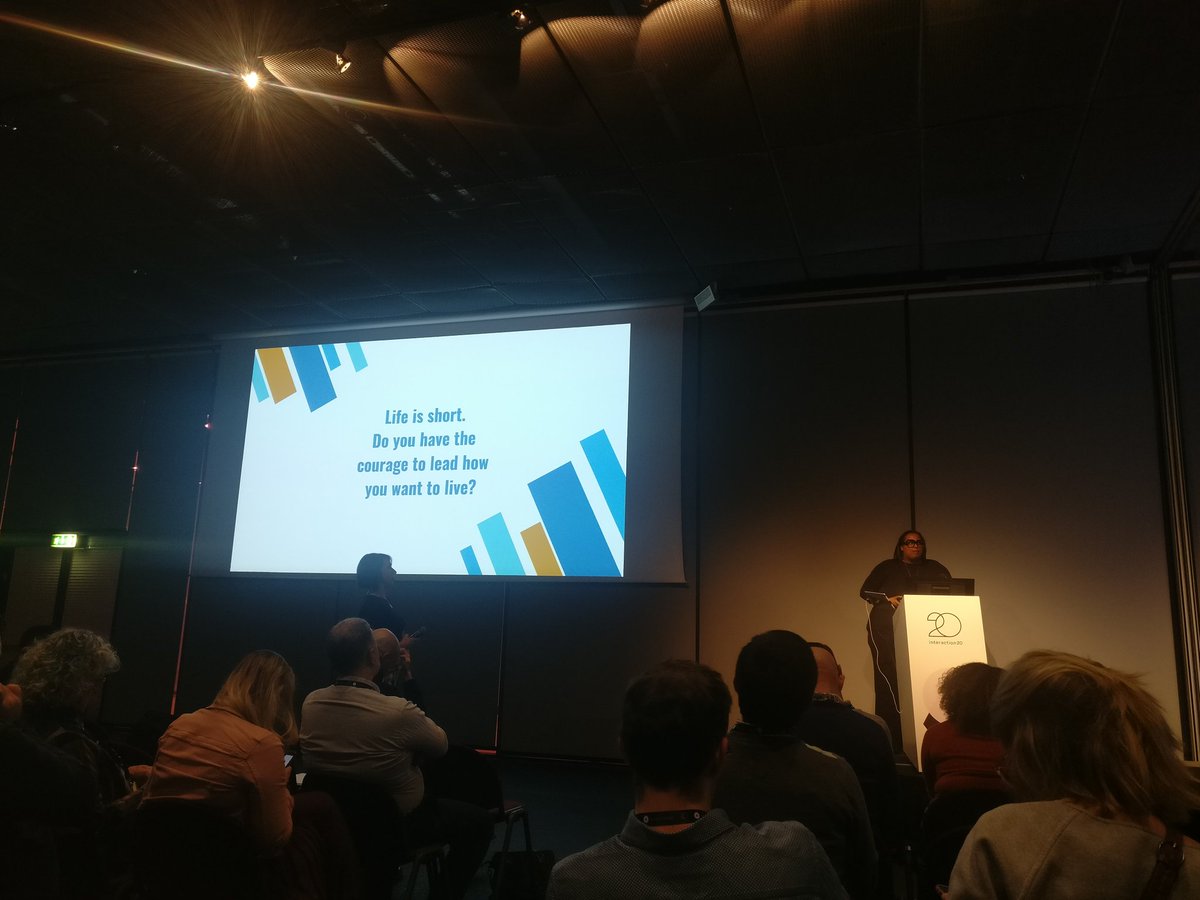 "We should challenge what the world thinks innovators look like" The amazing <a href="/beingbrina/">Sabrina Hersi Issa</a> at #interaction20 on how to build trust but also be bold when designing future visions. <a href="/ixdconf/">Interaction Week</a> #anewdawn #ixd20