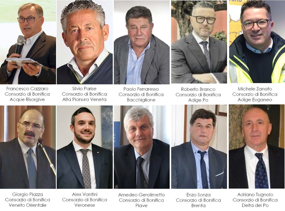 🎉Sono stati nominati in questi giorni i presidenti dei #ConsorzidiBonifica del #Veneto ❗️
Buon lavoro a tutti! 💪

🔍 bit.ly/38aRnuA

(L'elenco sarà completato nelle prossime settimane con la nomina del presidente del Consorzio di 2° grado LEB)

<a href="/ANBI_Nazionale/">ANBI</a>
