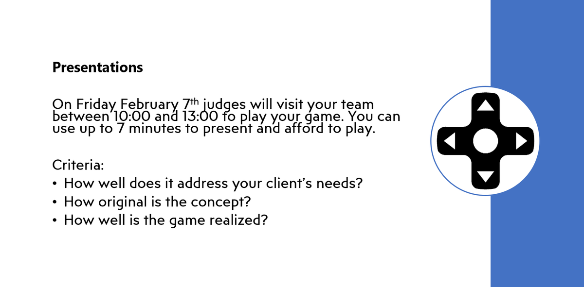 GameJam20's tweet photo. Challenge #6: present &amp; play between 10:00 and 13:00. Schedule will follow at short notice. https://t.co/LwZTJTtQEc