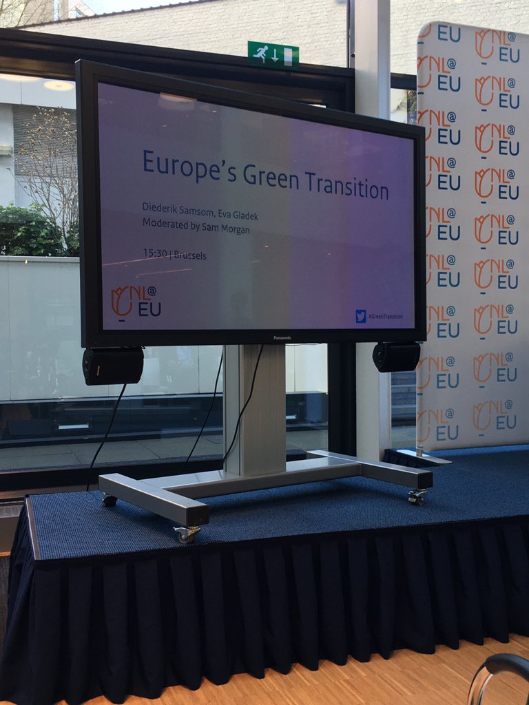 hanovereu's tweet photo. The #EUClimateLaw is an attempt to discipline ourselves (the EU) setting clear targets and a credible pathway to reach climate neutrality, says @diederiksamsom at #DutchPermRep event on #EuropeGreenTransition https://t.co/W8jJDk6G0F