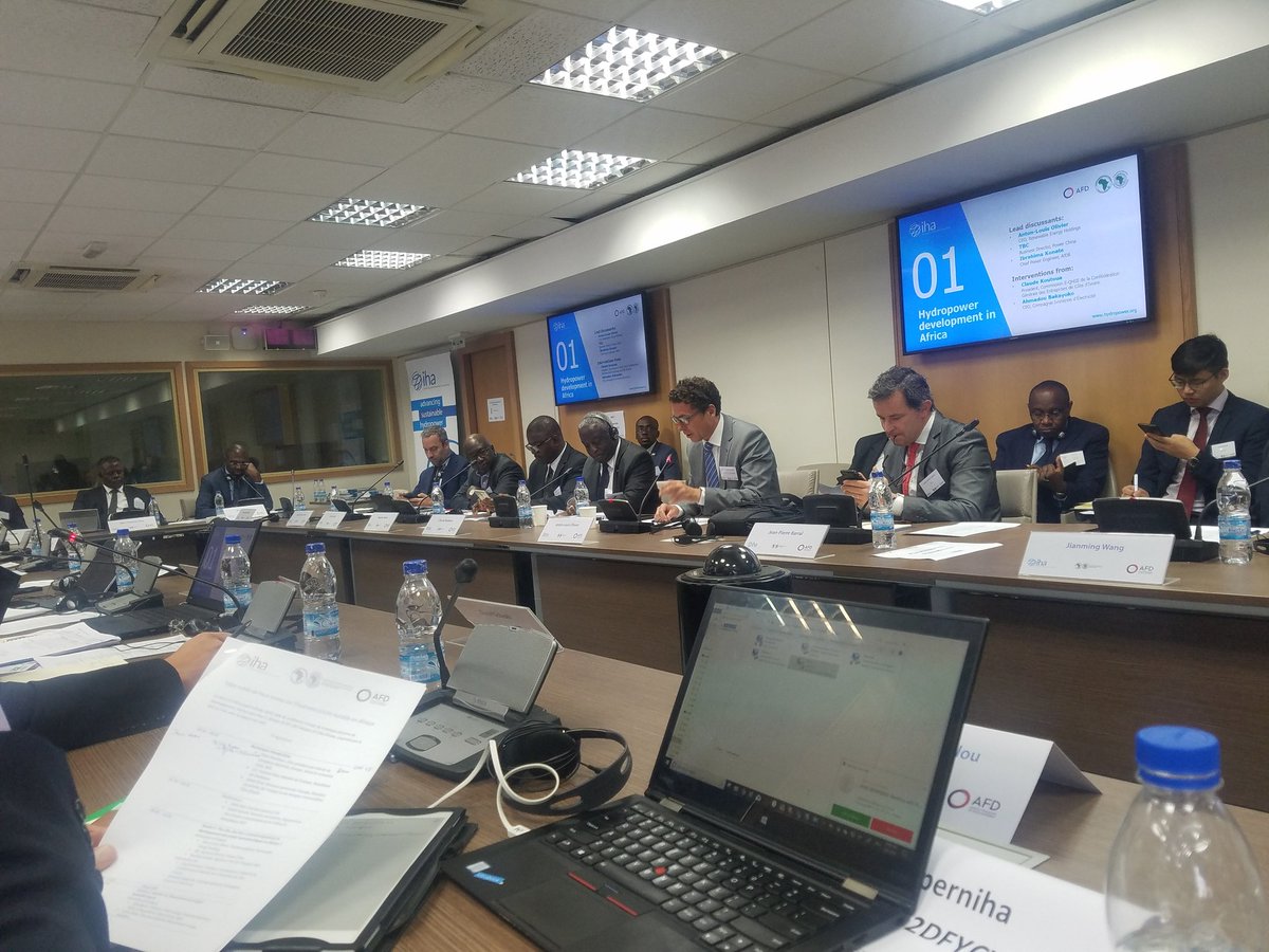 AgnesMusutu's tweet photo. Attending the Africa Sustainable Hydropower Roundtable in Abidjan hosted by @afdb, IHA &amp; AFD. The reality is we need to work towards best possible hydropower scenario in Africa, fully interconnected with other renewable sources like solar &amp; wind #Africarenewables @jjopperman @WWF https://t.co/ZFuxp7c027