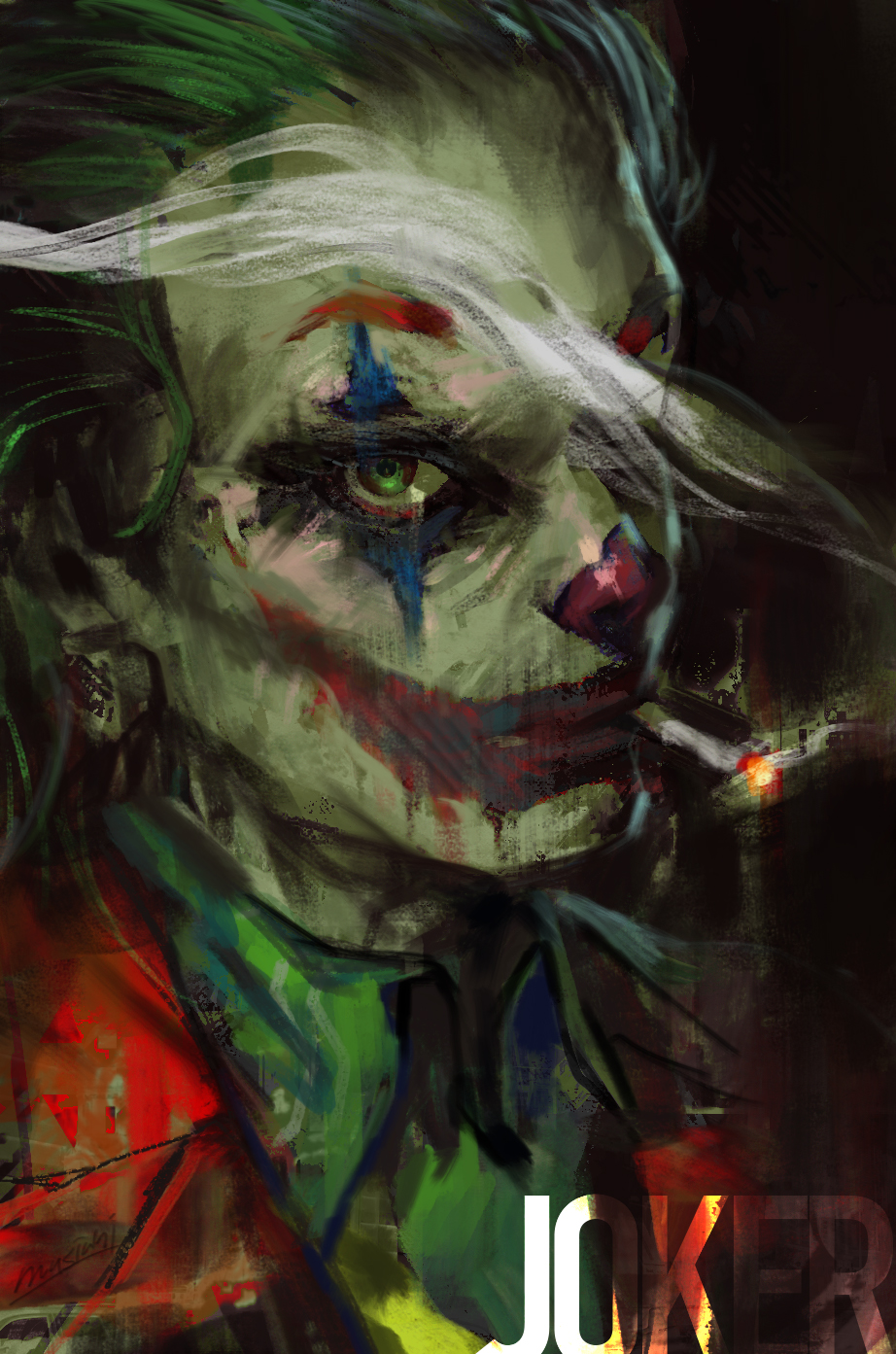 Twitter 上的 ムシウニ 厚塗り だが今わかった 僕の人生は喜劇だ Joker ホアキン フェニックス T Co Prbkey8era Twitter
