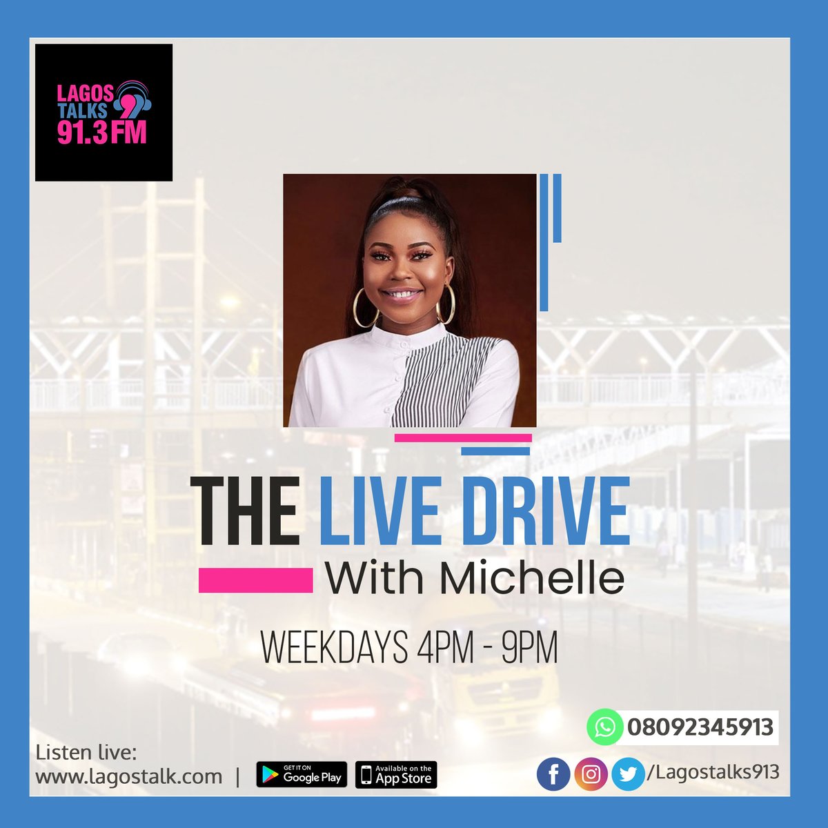 LagosTalks913's tweet photo. It's another informative evening with our very own @Michelleagoh join the conversation as we talk about everything and anything.. Stay Tune!
#TalkBusiness #CriticalThinking #ItsOkayWithOkey #AfricanFocus #SportZone https://t.co/2oAEttz5Mu