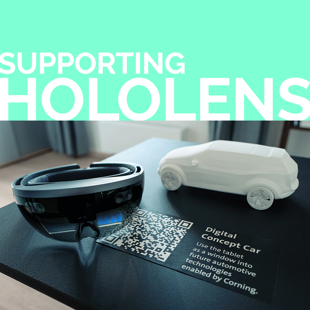 stereolize_'s tweet photo. Impressions from an #interactive #augmentedreality #application we did recently.
A 3d model of a car is recognized by a mobile device, such as #Hololens, #iPad or #Smartphone & combined with interactive contents.
Car model was printed by Youlittle, thank you so much! #stereolize https://t.co/OtQvzNtIEI