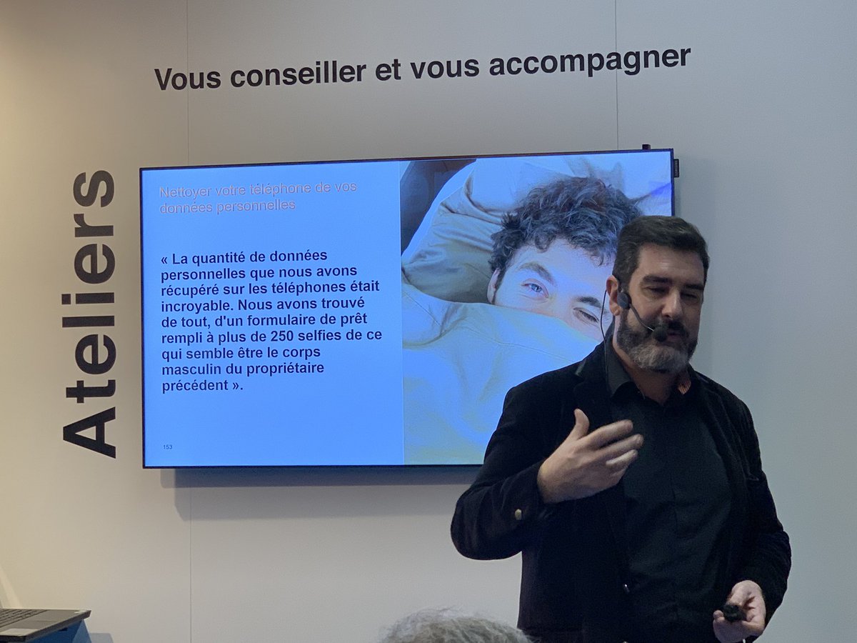 camillejourdain's tweet photo. #Entrepreneurs, comment bien protéger vos téléphones?
L’astuce de l’expert @damiendouani: nettoyez-le de toutes vos #données personnelles et elles sont souvent très nombreuses ! 
#OrangeSDE2020 #SDE2020
#Securite #Data #Mobile #Tech https://t.co/FxVJtCe7Pu