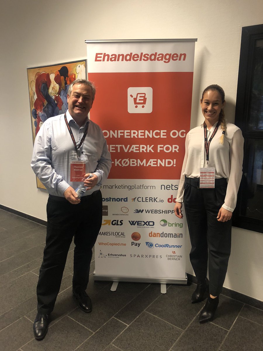 Gate2Payments's tweet image. What a fantastic networking day at @Ehandelsdagendk in Skive! Great presentations and interesting participants from the eCommerce industry in Denmark! Thanks for having us!
#edag20