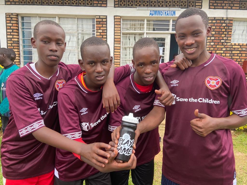 Hearts FC Community (@heartscoaching) on Twitter photo Our last trip to Rwanda was the initial spark for our Play the Game programme. Kids are out playing everywhere with a ball - all the time. Nice to be able to hand out some <a href="/JamTarts/">Heart of Midlothian FC</a> kit to the pupils 😊🇱🇻
#ccRwanda2020 Our last trip to Rwanda was the initial spark for our Play the Game programme. Kids are out playing everywhere with a ball - all the time. Nice to be able to hand out some <a href="/JamTarts/">Heart of Midlothian FC</a> kit to the pupils 😊🇱🇻
#ccRwanda2020
