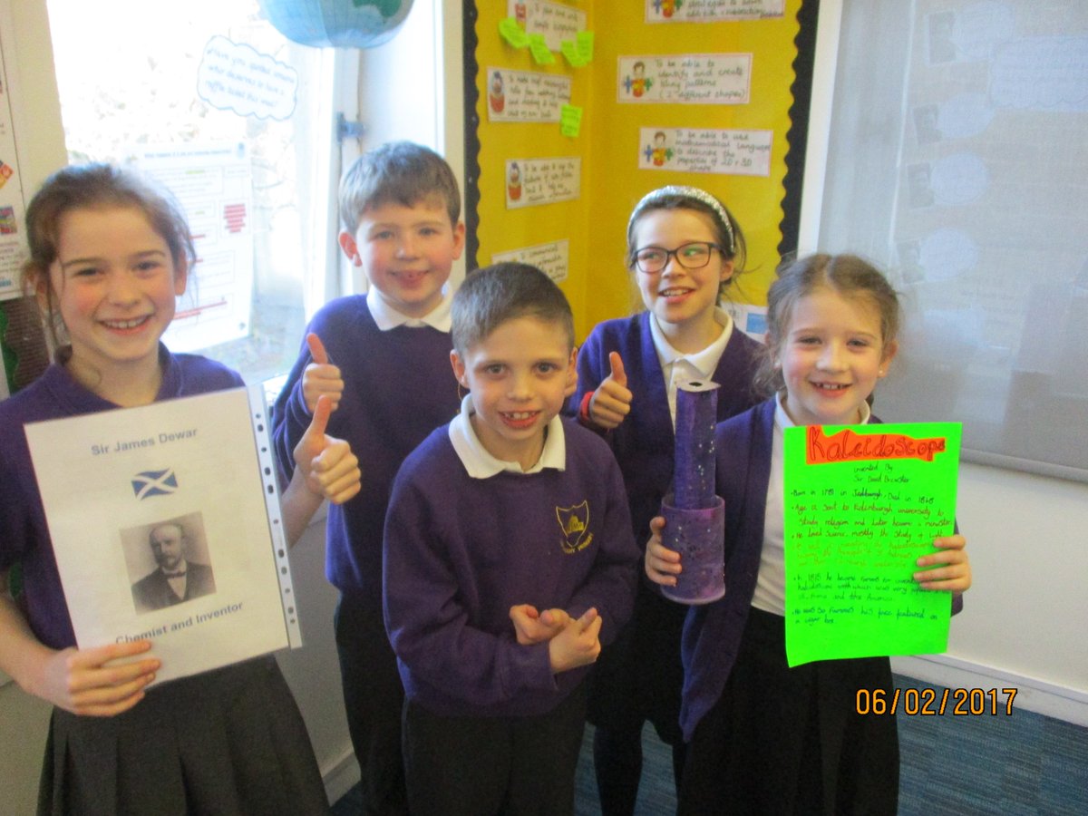 longniddryps's tweet photo. The vacuum flask, kaleidoscope, electric clock and television were the inventions we hard about in today's terrific solo talks in P4/5. Thank you for all the help &amp; support that has gone into researching &amp; presenting.
#talentedyoungsters #talkingclassrooms https://t.co/FTRfL3C6Ww