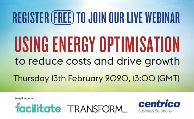Facilitate has teamed up with 
<a href="/CentricaSoln_UK/">Centrica Business Solutions</a> and 
@IEMA_Transform to provide a thought-provoking hour long webinar, exploring how using energy optimisation can reduce costs and drive growth. Register for the webinar below 👇 
bit.ly/centrica_webin…
#FacMan #Webinar #Energy