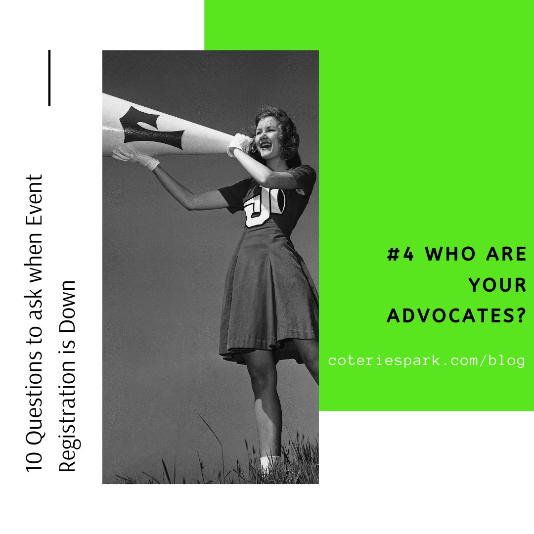 CoterieSpark's tweet image. Who in your industry is behind your vision and will share their excitement with others? Reach out to the people who believe in the value you are providing and help them to spread your message #conferenceregistration #eventregistration #corporateevents #meetingprofs #eventprofs