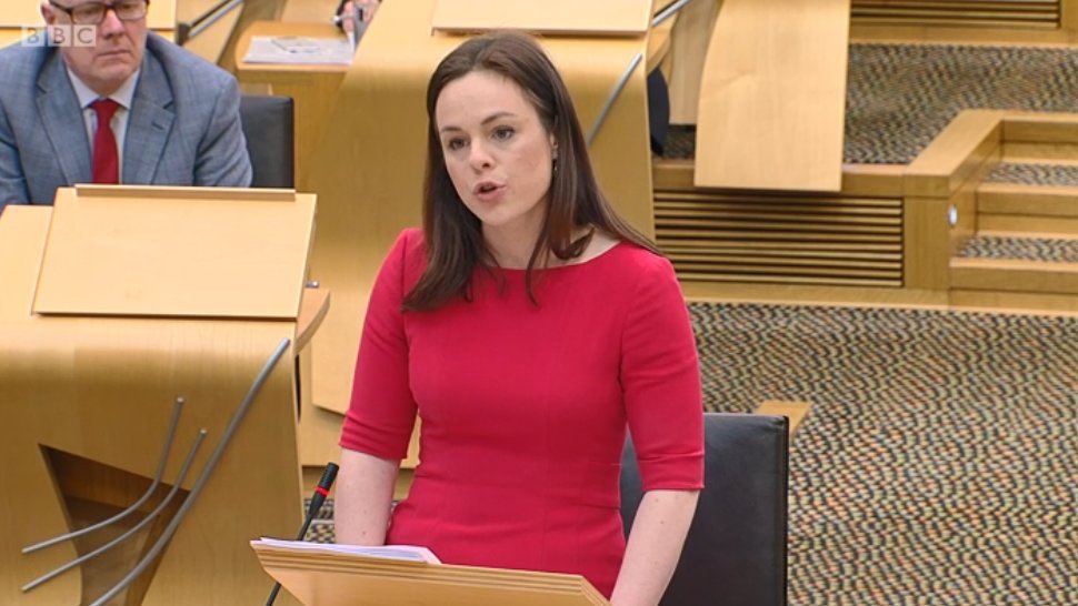 Historic moment as @KateForbesMSP delivers the #ScottishBudget - first woman to deliver a budget at Holyrood or Westminster. 

May this inspire many more women and girls #RoleModel