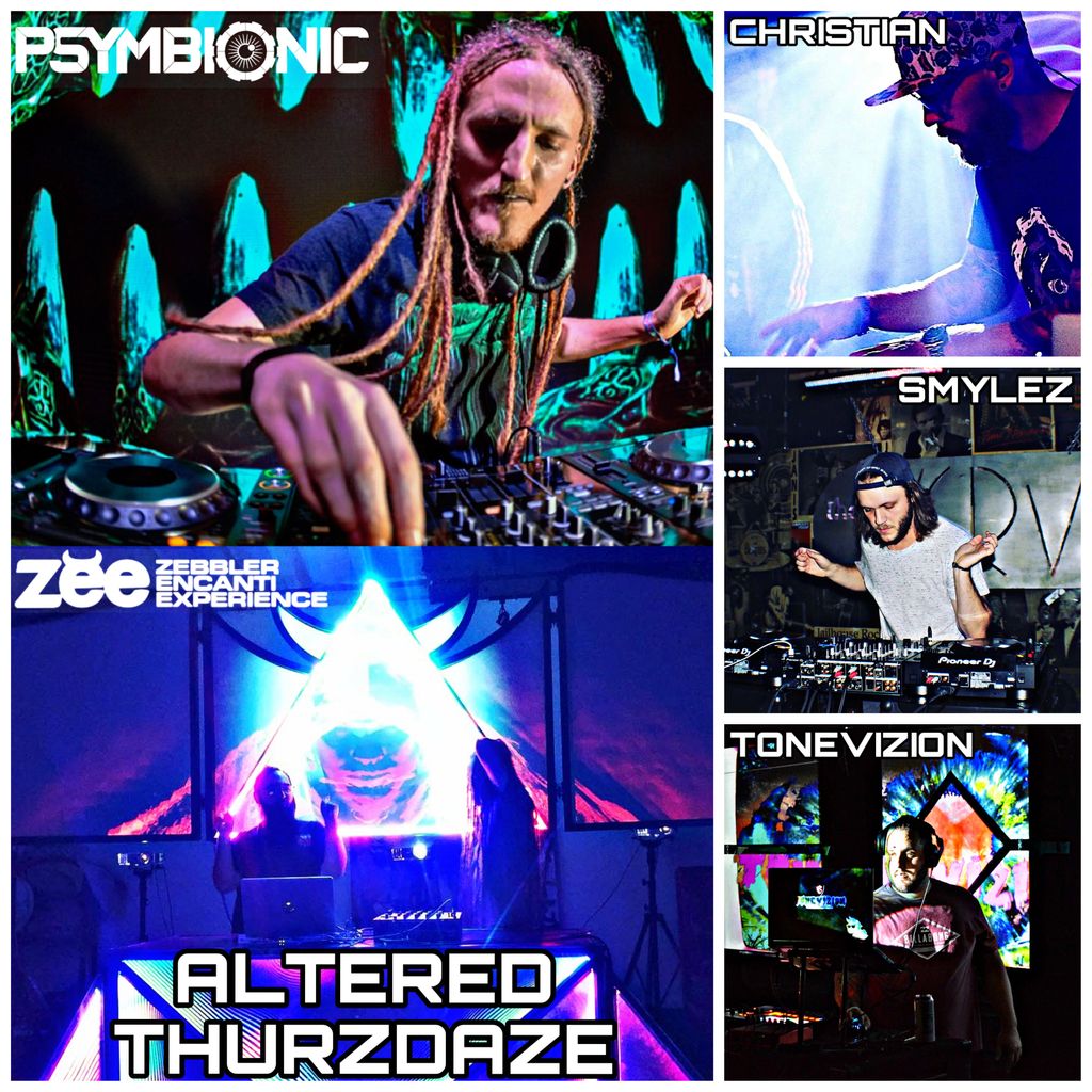 SO EXCITED to get weird w/ <a href="/Psymbionic/">𝘗𝘚𝘠𝘔𝘉𝘐𝘖𝘕𝘐𝘊</a> &amp; the <a href="/zebbler/">Zebbler</a> <a href="/encanti/">encanti</a> Experience TONIGHT during #AlteredThurzdaze at <a href="/TheMousetrap/">The Mousetrap</a>! Support by <a href="/ChristianTheDJ1/">Christian the DJ</a>, <a href="/hennisthepennis/">smylezbass👽💀</a> (Smylez) &amp; <a href="/ToneVizion/">ToneVizion</a>! 🔥 Online pre-sales cut off at 5pm but you can still get tix at the door for $13! 🚀