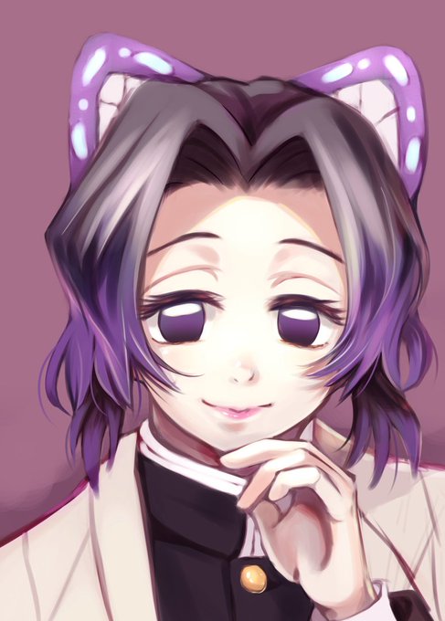 ピラさんがTwitterに投稿した胡蝶しのぶ(鬼滅の刃)のイラスト。