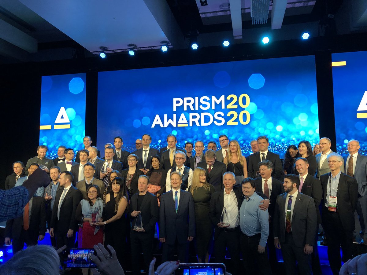 I was lucky to be a guest at the <a href="/PhotonicsWest/">SPIE Photonics West</a> #PrismAwards. My top three favourite winners are Innolume, <a href="/CloudMinds_Tech/">CloudMinds Tech</a> and <a href="/Wave_Optics/">WaveOptics (Snap Inc)</a>. I was pleased to see them win.