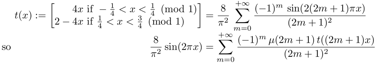 Gro Tsen And Now For The Analogous Reconstruction Of A Sine Wave Using Triangular Waves Please Read The Thread Of The Quoted Tweet Before This One 1 3 T Co Zh8hp1pble