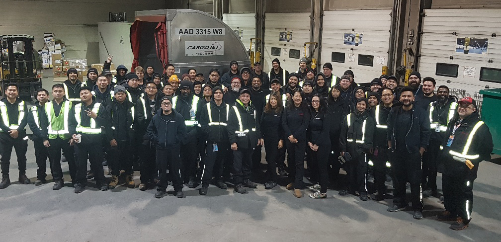 CargoJetAirways's tweet photo. Today we’re saluting our Winnipeg base #YWG - thank you for everything that you do and your dedication to the team! #cargoculture #jetvibes https://t.co/pjadaCsv1b
