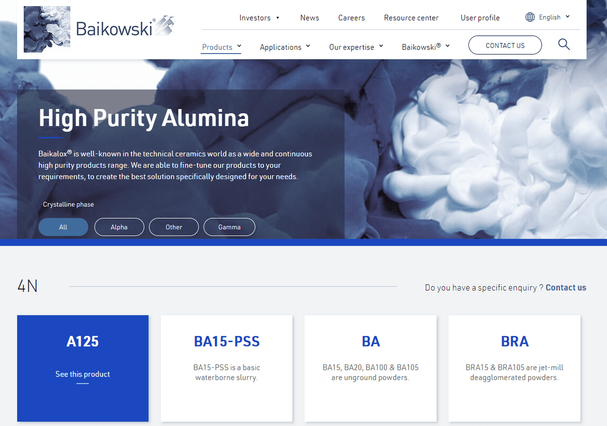 Here it is! 😍 Visit our new #website and discover dynamic &amp; helpful features, such as product research by application &amp; #chemistry, career section, technical application insights... Just click &amp; see! baikowski.com/en/