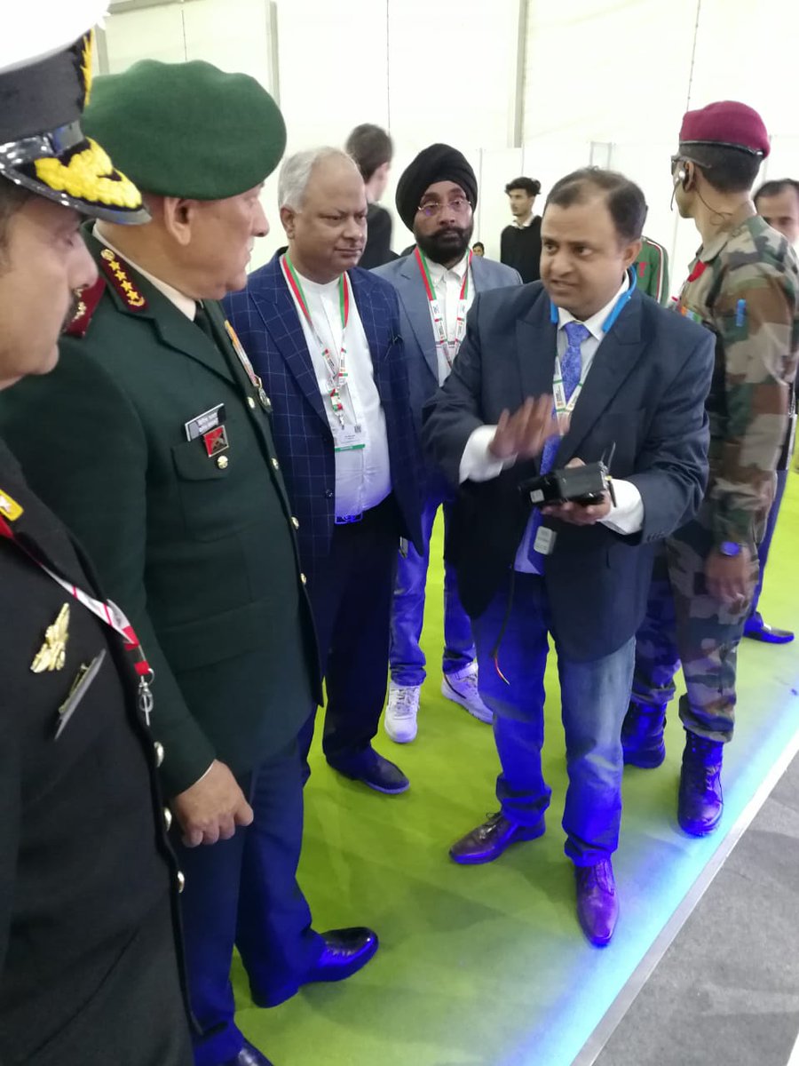Gaurav Kumar - CEO/Founder - @cyrrup_iot with General @BipinRa33293503, first Chief of Defence Staff (CDS) at @DefExpoIndia representing #VehicleBlackBox

#CDS #ChiefofDefenceStaff #bipinrawat #Cyrrup #VehicleTracking #DieselTheft #MakeinIndia #Startups #IoT