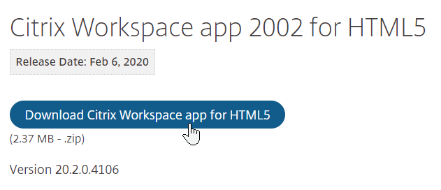 cstalhood's tweet image. Download #Citrix Workspace app 2002 for HTML5 citrix.com/downloads/work…