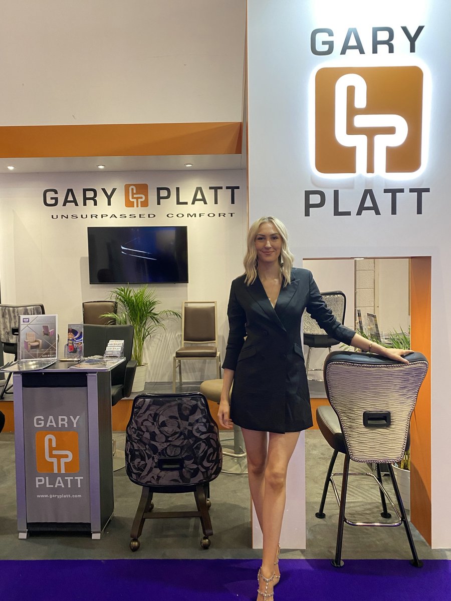 gpmanufacturing's tweet photo. Stop by stand S5-200 for the final day to talk to the Gary Platt team about our casino seating solutions. Gary Platt offers a variety of designs sure to fit into any area of your casino! https://t.co/Rk576hfY8q
