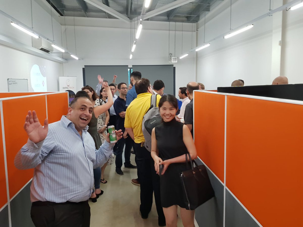 ImpacTechJapan's tweet image. #Impactech was honored to host Innovation &amp;amp; Ideation workshop to a group of 50+ participants from the Jewish Tech Singapore (JTS) community. This was a chill out evening filled with beers and nice snacks.
Special thank you to Yuval Passov for leading the JTS community.