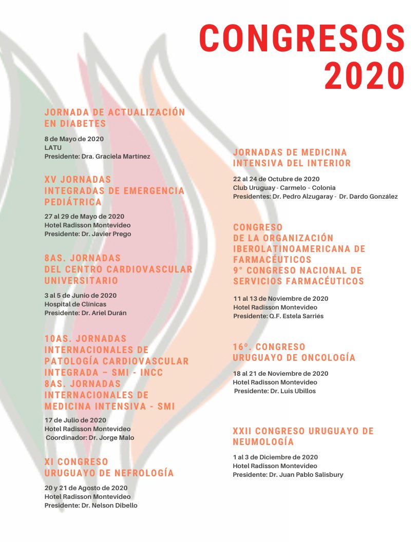 ateneaeventos's tweet photo. Congresos 2020 🗓 https://t.co/pXmgoYxQgx