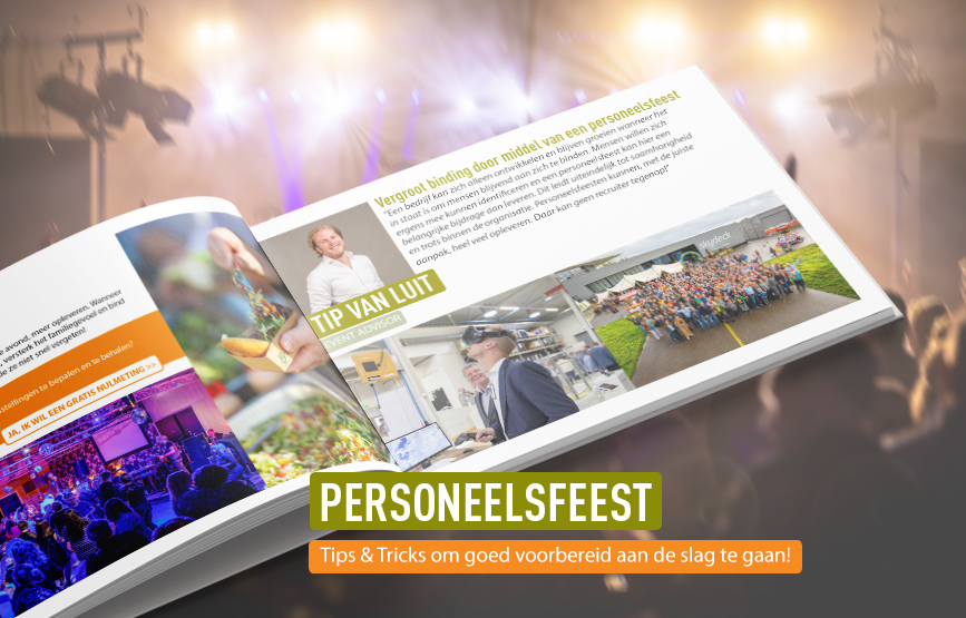 😁🍻 Een personeelsfeest, een prachtig moment 🍻😁

Maar waar moet je beginnen? Waar moet je rekening mee houden? En hoe zorg je voor een goede opkomst?

Lees het in onze whitepaper: bit.ly/2S1jIh0