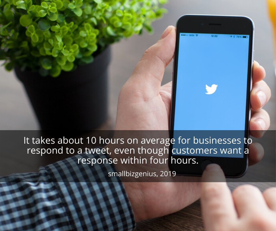 collingmedia's tweet photo. Responding to user messages on #socialmedia channels, like Twitter, is expected by your #customers today. Ignoring messages or responding with huge time gaps is a sure way to turn off customers fast. #marketing #advertising #sales #business #customerservice https://t.co/p0nubVhfB9