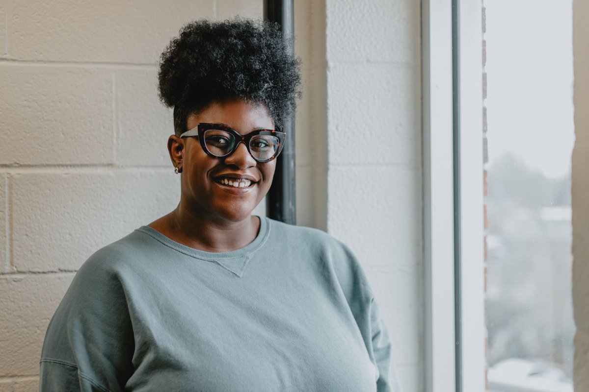 vdayraleigh's tweet photo. #VaginaMonologues
#MeetTheCast
Jasmine Jordan
Monologue: Coochie Snorcher 

Why are The Vagina Monologues important to you?
"It gives people an opportunity to realize that vaginas are not holes that magically appear when it’s time for sex or to have a baby..."

#vday #vdayraleigh https://t.co/xSFd2FdHkL
