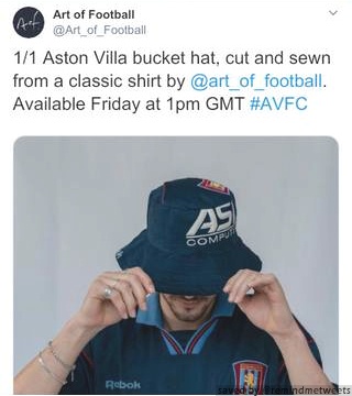 aston villa bucket hat