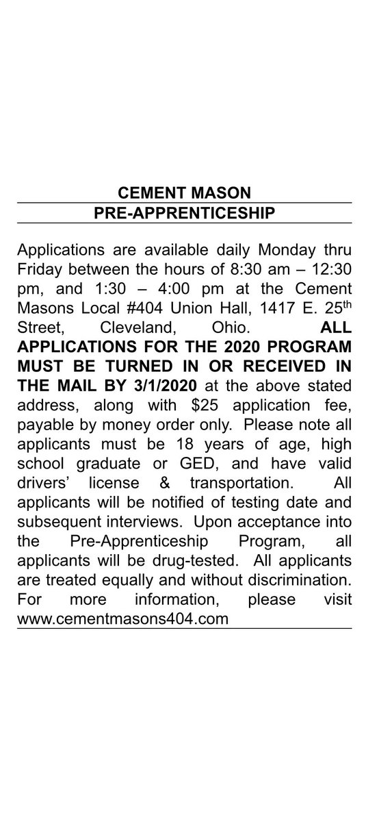 #concrete #apprenticeship #cementmasin