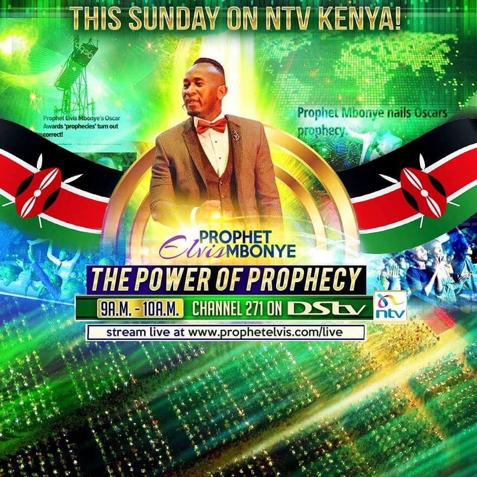 Prophet_elvis's tweet photo. Prophet Elvis Mbonye on NTV Kenya this Sunday February 09, 2020 at 9:00am - 10:00 am East Africa Time (EAT)!! Livestream at https://t.co/TfUE3Q3FAg 
#ProphetElvisMbonye https://t.co/zO6x68XWyM