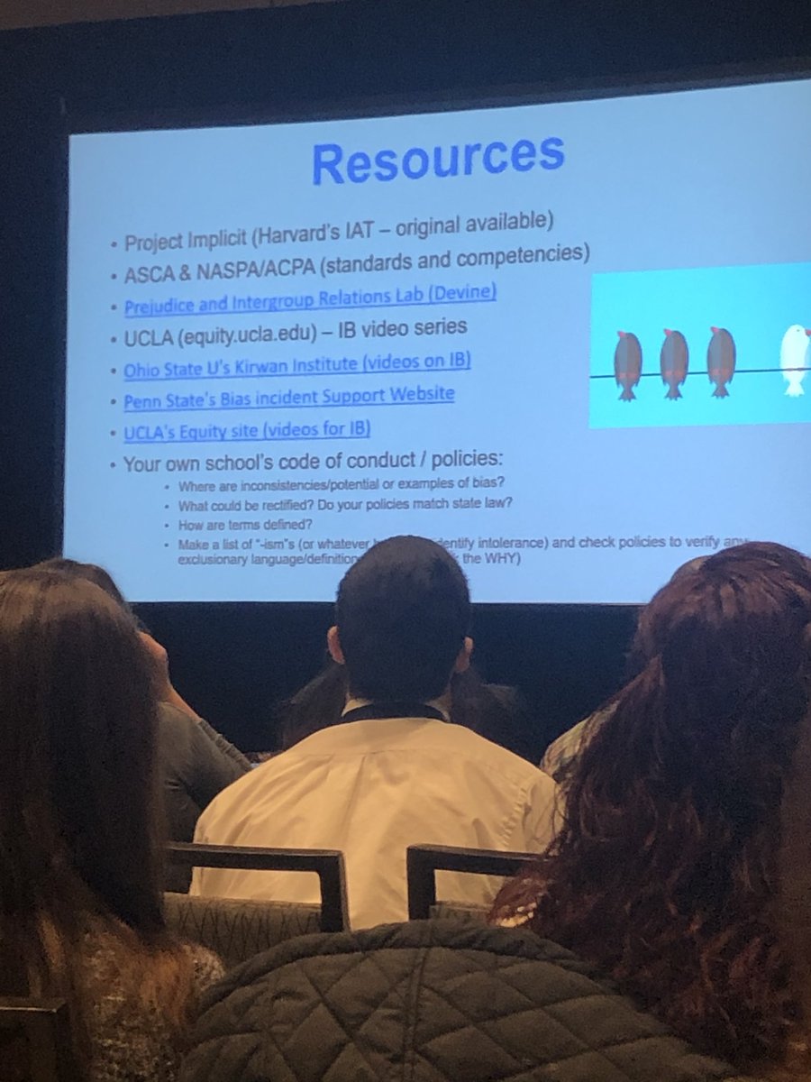 #ascadc2020 resources slide from the Implicit Bias session