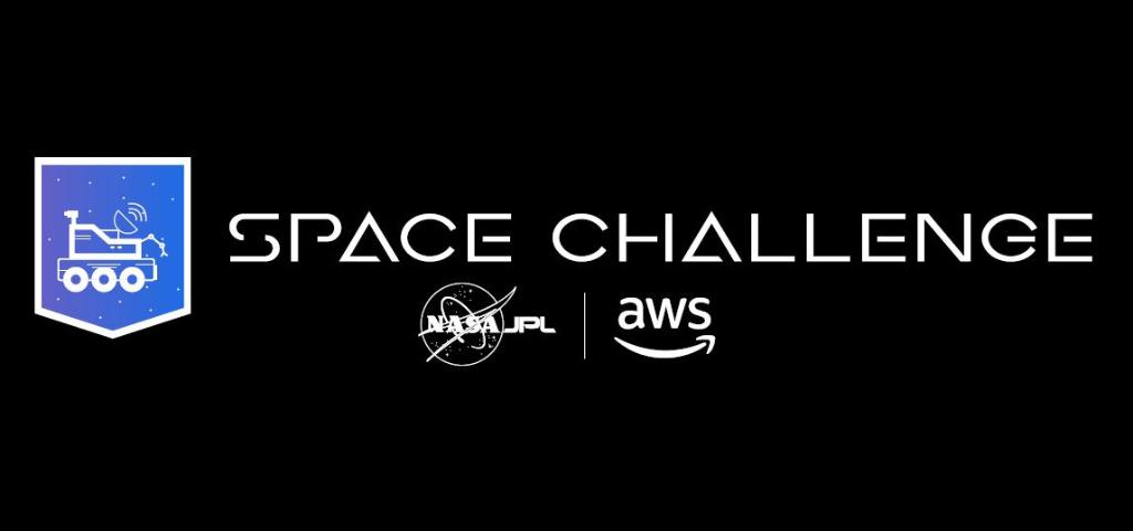 NASA JPL / AWS Space Challenge logo.